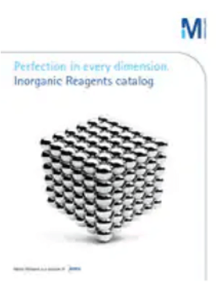 Catálogo de reactivos inorgánicos
Perfección en todas las dimensiones